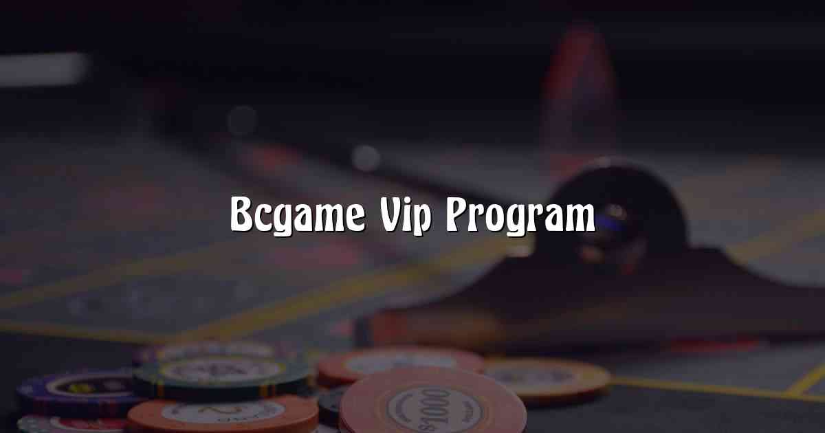 Bcgame Vip Program